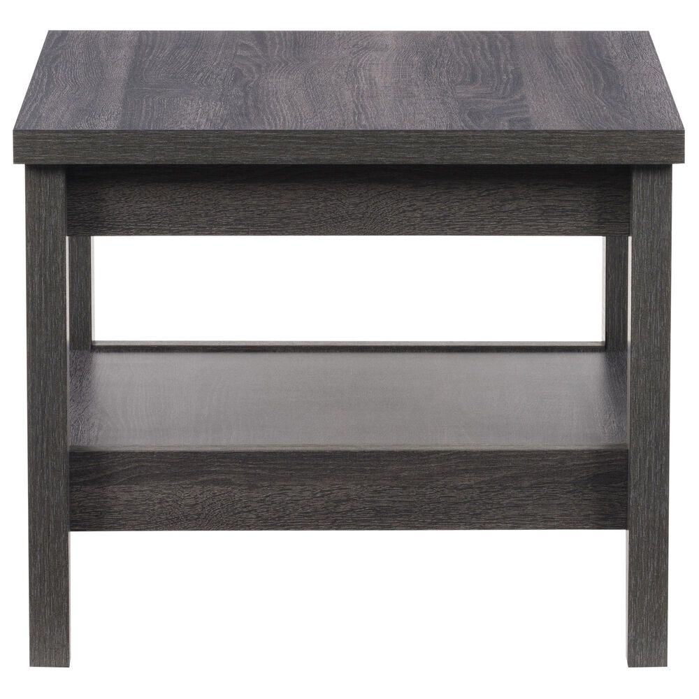 CorLiving Hollywood Side Table in Dark Grey, , large