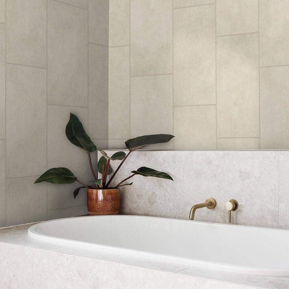 Shaw Crest Fawn 12&quot; x 24&quot; Matte Porcelain Tile, , large