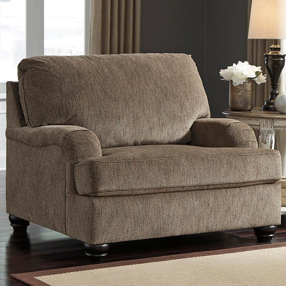 Signature Design by Ashley Braemar Chair and a Half in Brown, , large