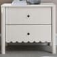 Modway Emmeline Scalloped 2 Drawer Nightstand in White, , large