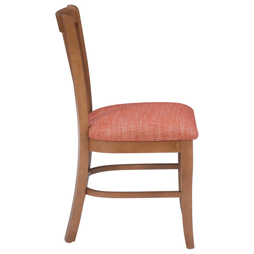 Linon Home Decor Schultz Side Chair in Brown, , large