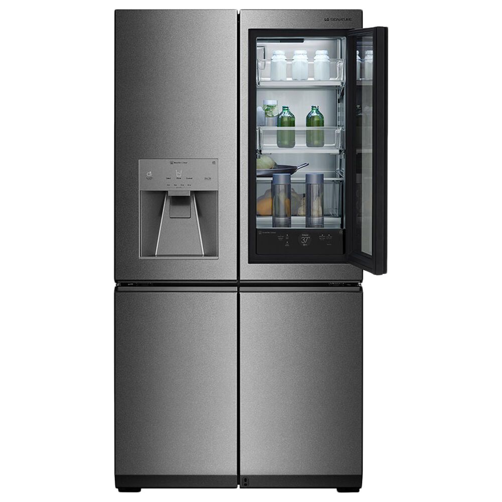 LG 22.8 Cu. Ft. French Door Refrigerator with InstaView Door-In-Door in Textured Steel, , large