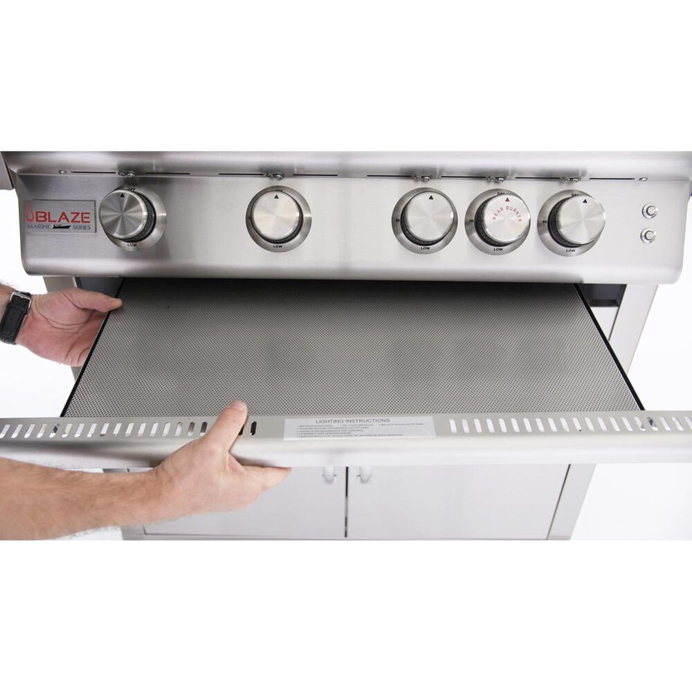 Blaze Flame Guard for Pro 4-Burner Gas Grills in Stainless Steel, , large