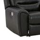 Ashley Warlin Power Recliner in Black, , large