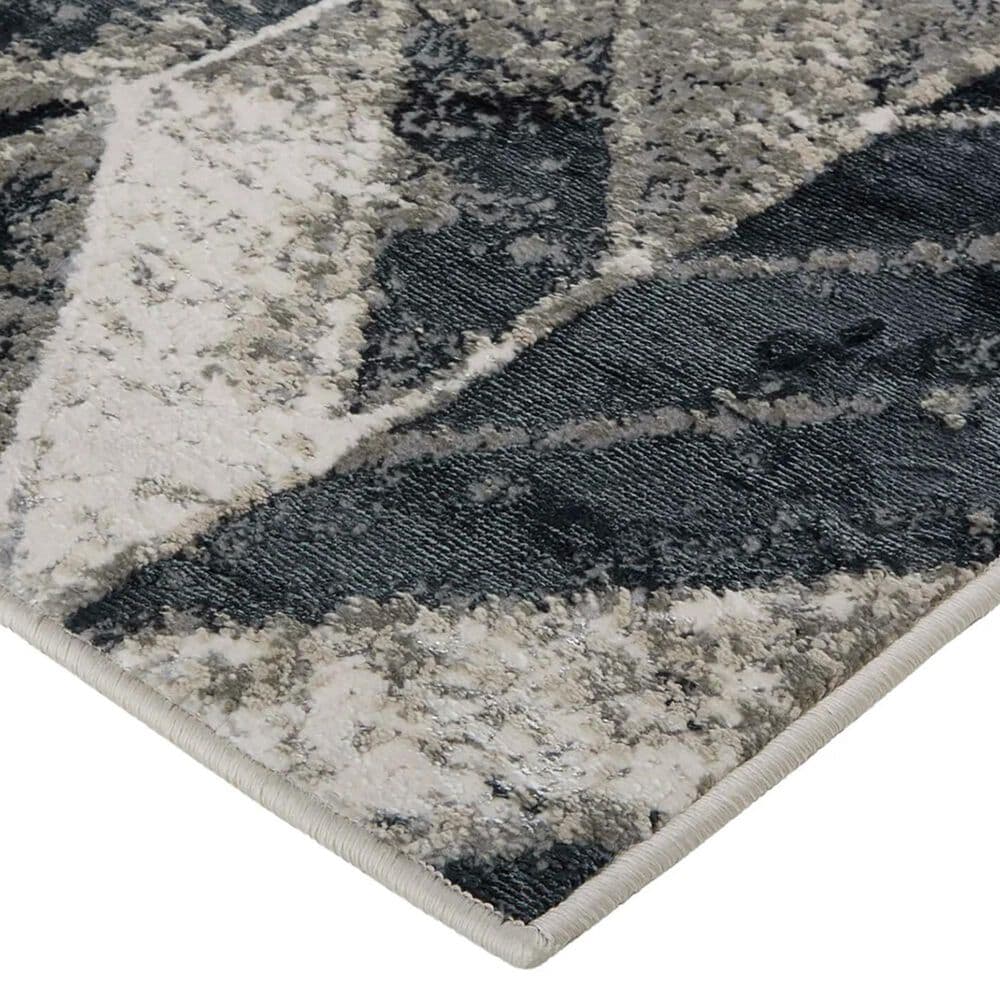 Feizy Micah 8&#39; x 10&#39; Gray and Silver Area Rug, , large