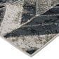 Feizy Micah 8" x 10" Gray and Silver Area Rug, , large