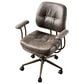 HOMLUX Executive Office Chair with Suede Fabric Cushion in Gray, , large