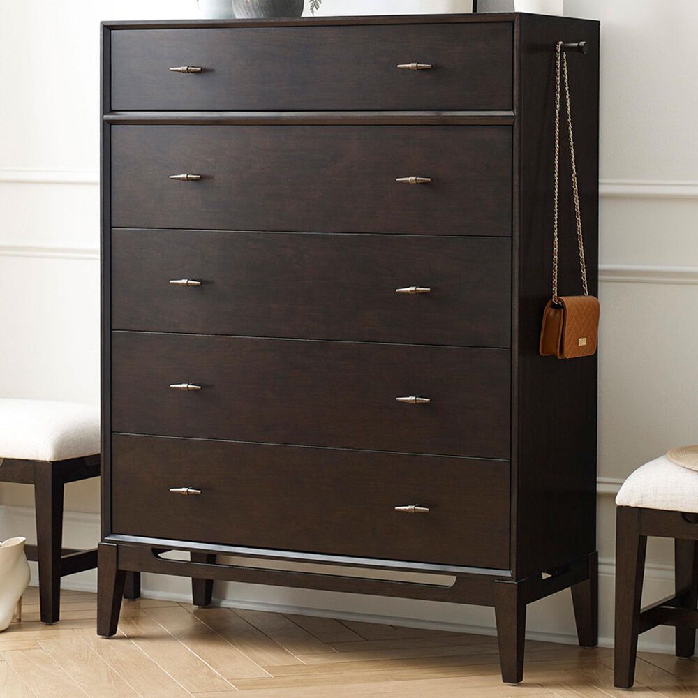 Riva Ridge Sutton 5-Drawer Chest in French Roast, , large