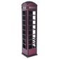 Waltham Telly Telephone Booth Bar Cabinet in Vintage Red, , large