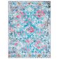 Safavieh Riviera 9" x 12" Light Blue and Pink Area Rug, , large