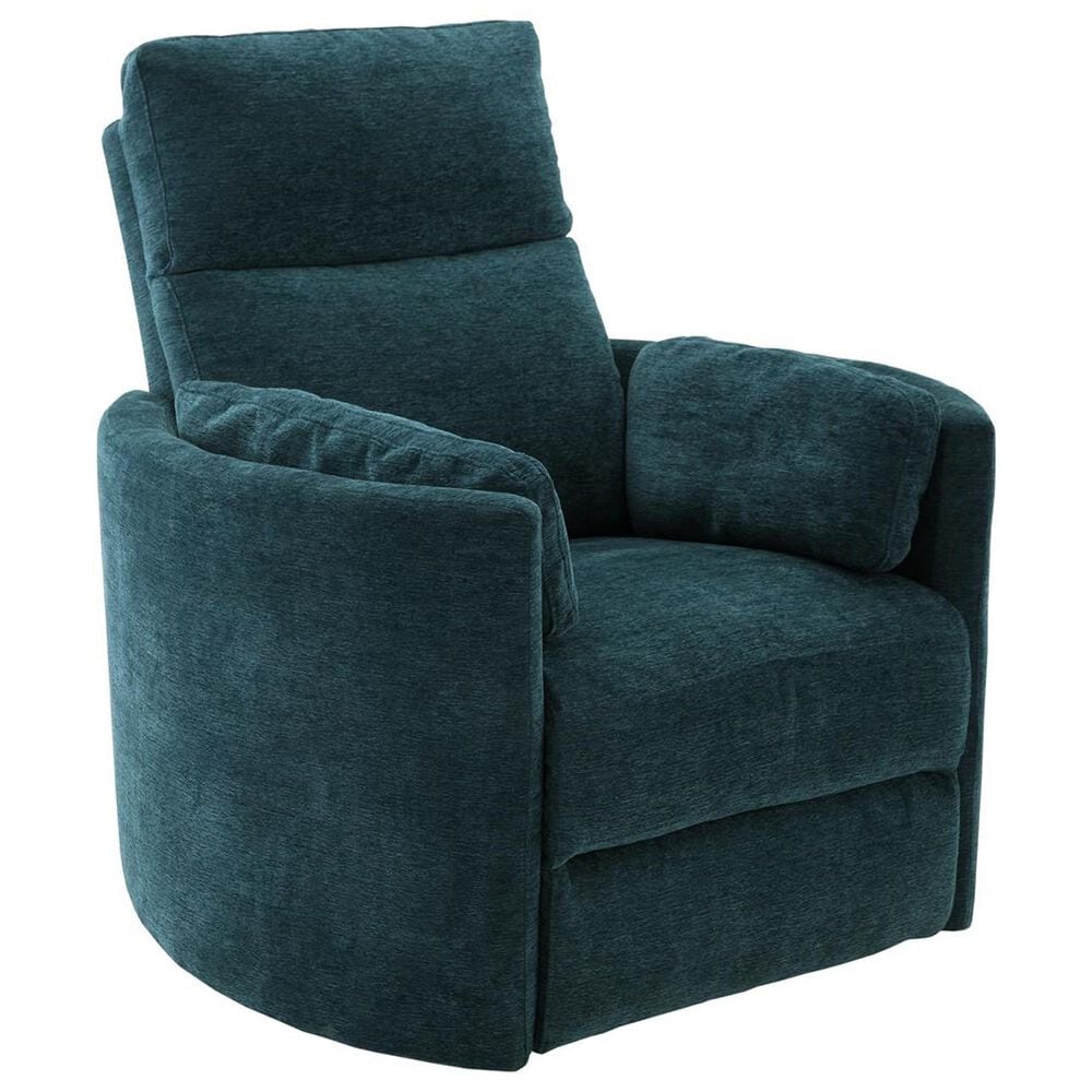 Simeon Collection Power Swivel Glider Recliner in Peacock, , large