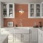 Shaw Embrace Sunset 10" x 10.75" Glass Mosaic Sheet, , large