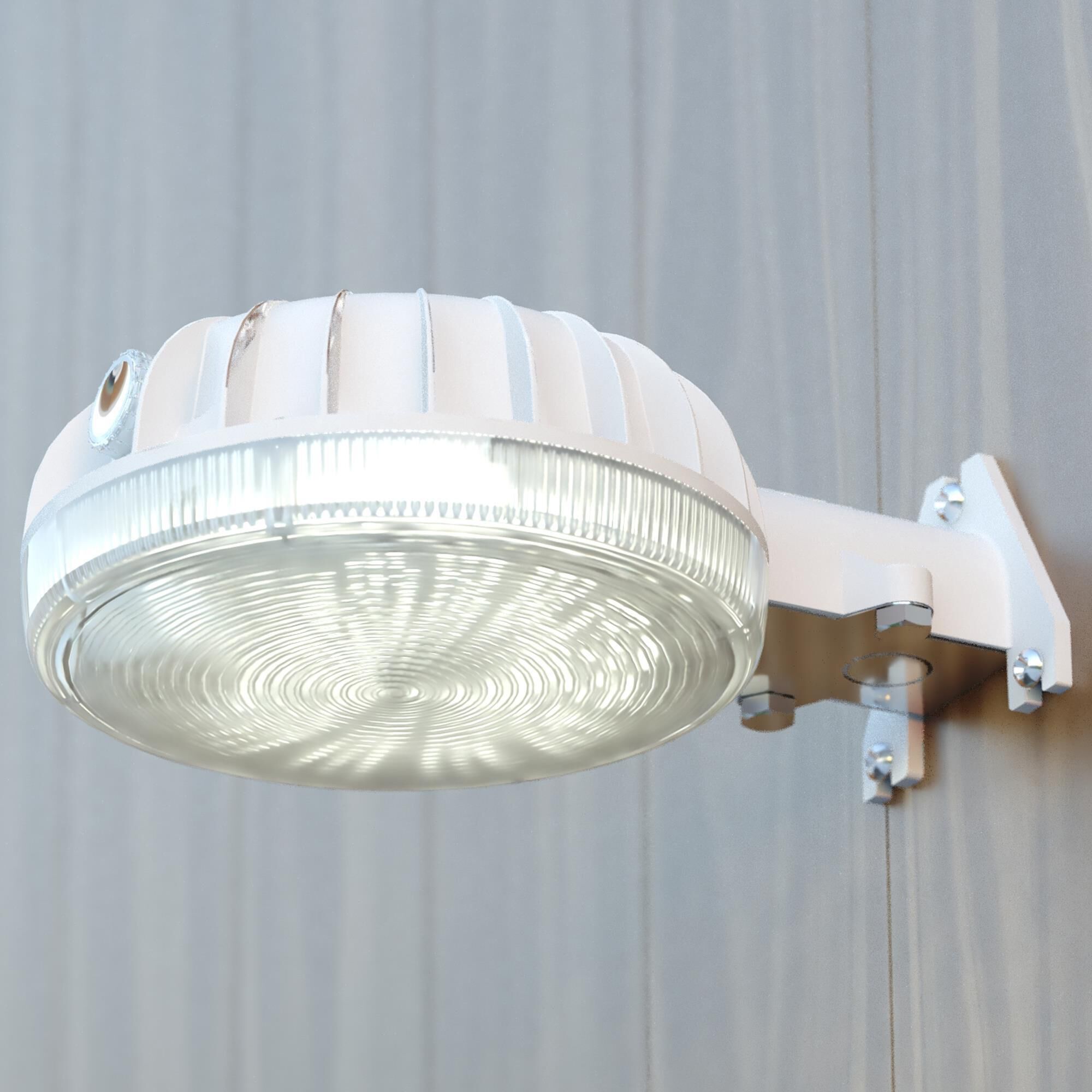 Vaxcel 1-Light Outdoor Security Area Flood Light in Gray