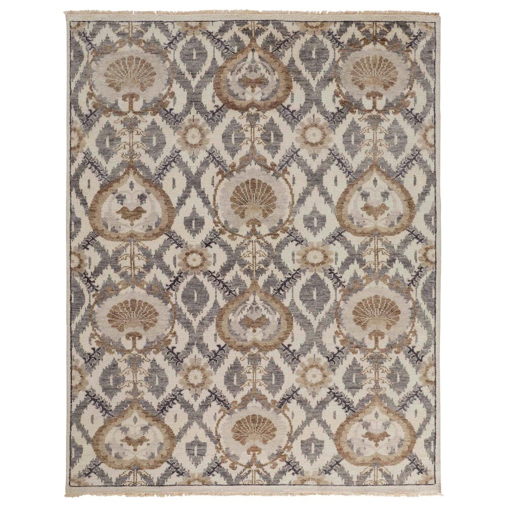 Feizy Beall 7"9" x 9"9" Gray and Brown Area Rug, , large