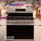 GE Profile 5.3 Cu. Ft. Smart Freestanding Gas Range with No Preheat Air Fry in Stainless Steel, , large