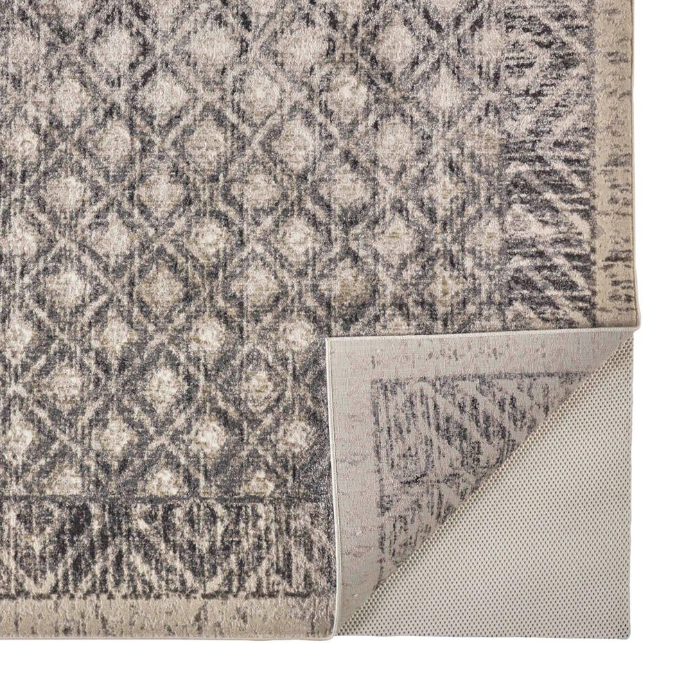 Feizy Kano 6&#39;7&quot; x 9&#39;6&quot; Gray and Charcoal Area Rug, , large