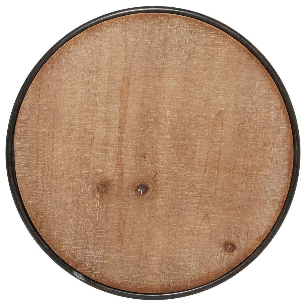 Maple and Jade 25&quot; Accent Table in Dark Brown and Light Brown, , large
