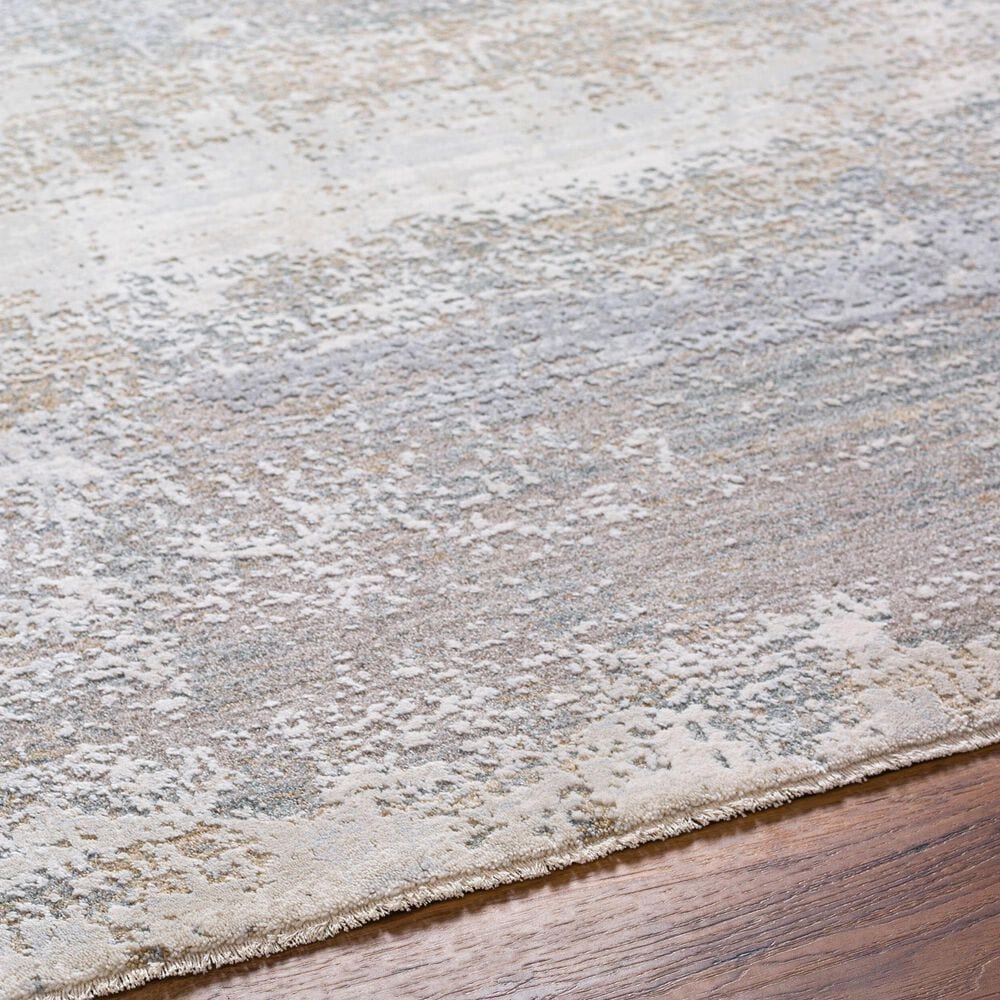 Surya Brunswick 6&#39;7&quot; x 9&#39;6&quot; Cream, Tan, Olive, Blue, Seafoam and Taupe Area Rug, , large