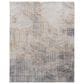 Feizy Laina 7"10" x 9"6" Gray and Beige Area Rug, , large