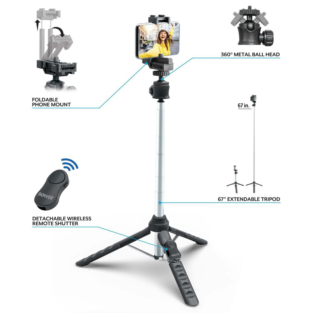 Camera Accessories 67" Multipod Pro Tripod in Black, , large