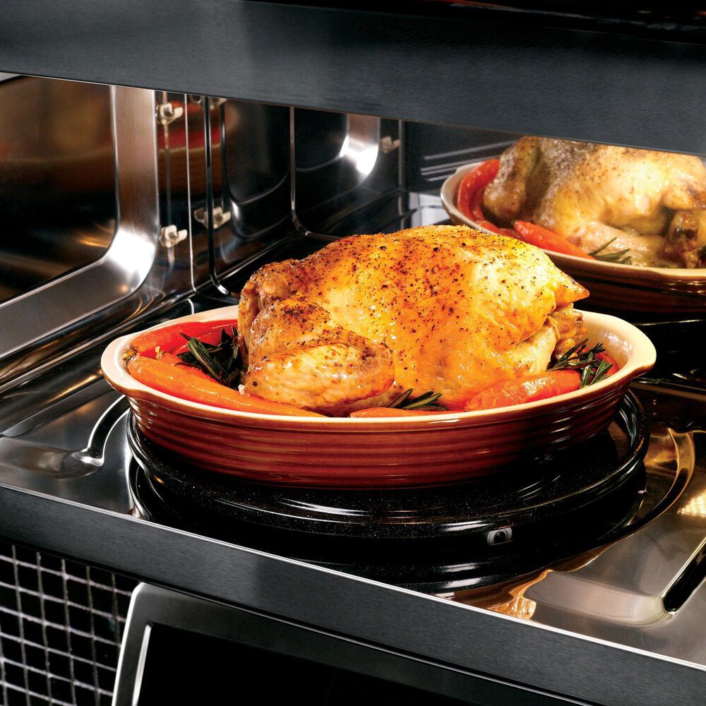 Monogram 4-Piece Kitchen Package with Stainless Steel 30&quot; Wall Oven and Black Electric Cooktop, , large