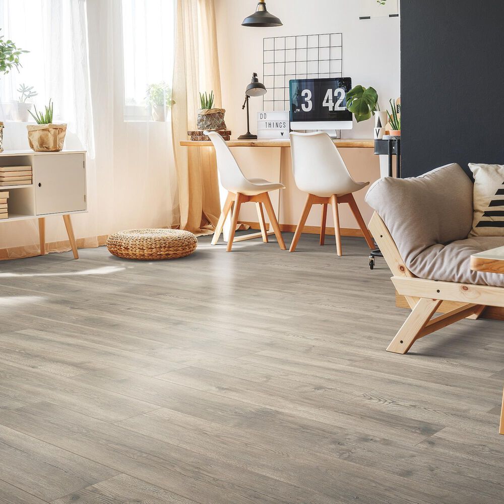 Mohawk Rivercrest 7.5&quot; x 47&quot; Country Linen Oak Laminate, , large