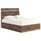 Ashley Chirason 3-Piece Queen Platform Bedroom Set in Brown, , large
