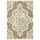 Oriental Weavers Marina 5929J 5"3" x 7"6" Tan and Ivory Area Rug, , large