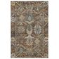 Dalyn Rug Company Silk Road Chocolate, Ivory, Gold, Copper, Blue, Teal and Mocha 5" x 7"6" Area Rug, , large