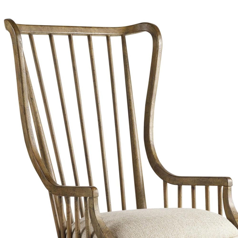 Hooker Furniture Sanctuary Tall Spindle Arm Chair, , large