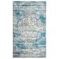 Safavieh Aria ARA156B 3" x 5" Blue and Creme Area Rug, , large