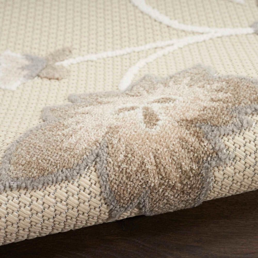 Nourison Aloha ALH31 5&#39;3&quot; x 7&#39;5&quot; Beige Indoor/Outdoor Area Rug, , large