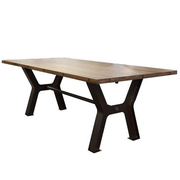 Amisco Parade Dining Table in Oxidado and Toasty - Table Only, , large