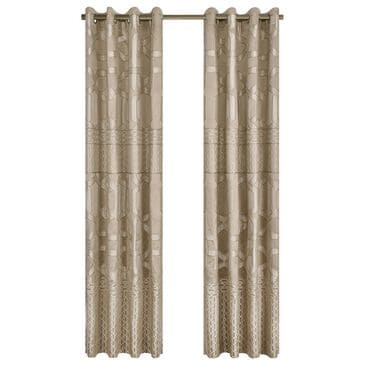 Royal Court Olympus Grommet Window Panel Pair in Sand, , large
