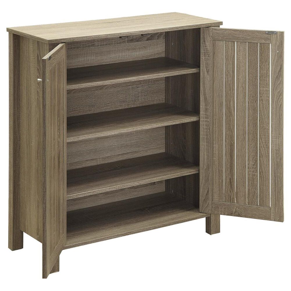 Pacific Landing Shoe Cabinet in Weathered Grey, , large
