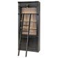 Wycliff Bay Willow Lane 94" Bookcase in Ebony Black and Natural Oak, , large