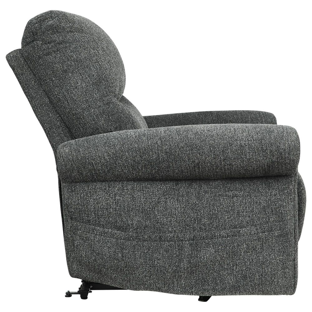 Ashley Aureta Power Lift Recliner in Charcoal, , large
