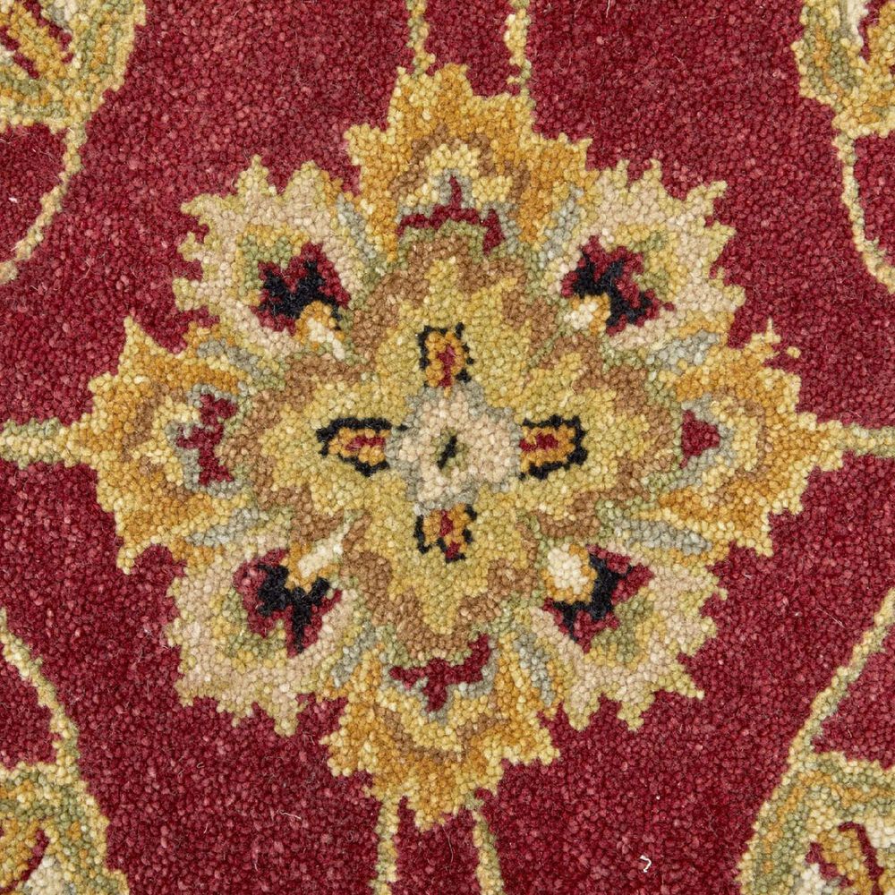 Feizy Wagner 8942F 5&#39; x 8&#39; Red and Black Area Rug, , large