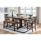 Ashley Rylandeen Counter Dining Bench in Light Brown and Dark Brown, , large