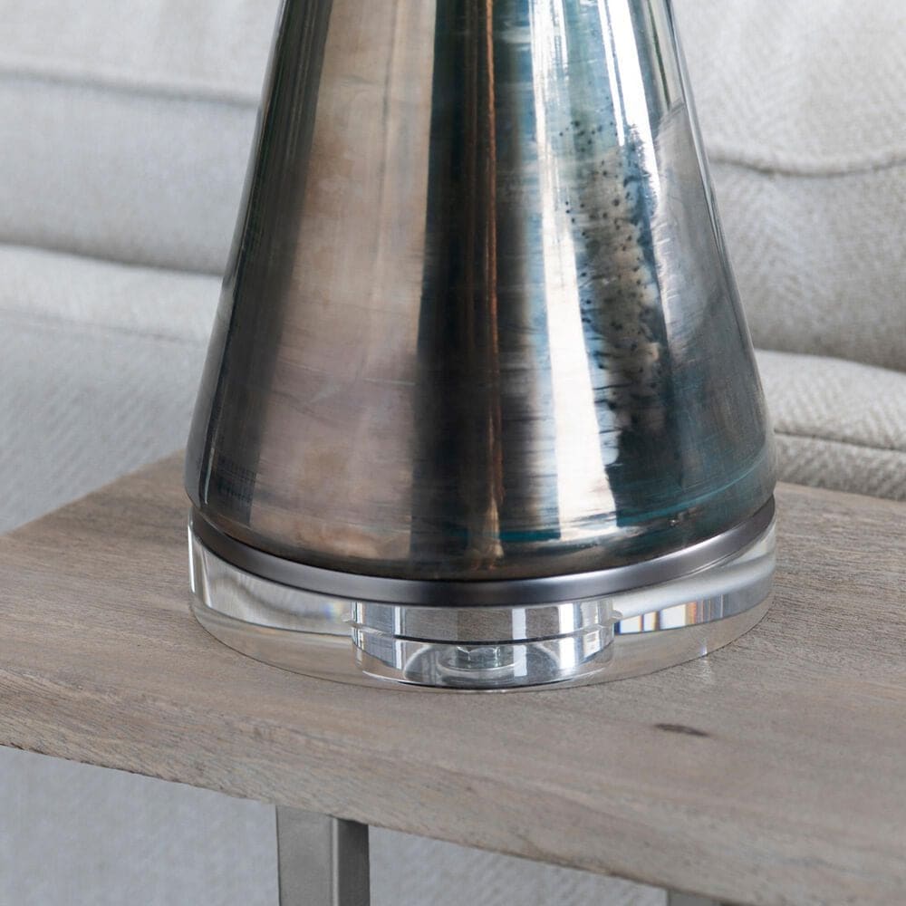 Crestview Collection Lira Twin Pull Chain Table Lamp in Gold, , large