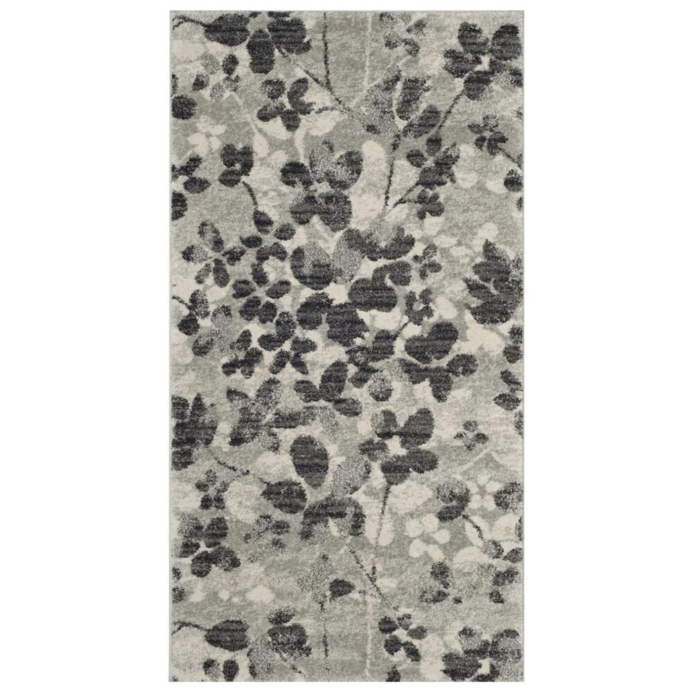 Safavieh Evoke EVK236R 2"2" x 4" Grey and Black Scatter Rug, , large