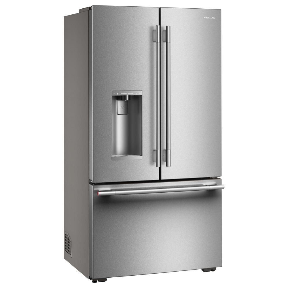 KitchenAid 23.1 Cu. Ft. Freestanding French Door Refrigerator with Intelligent Auto Fill in PrintShield Stainless Steel, , large