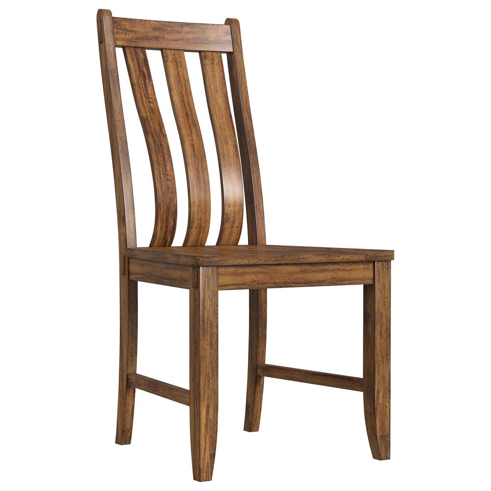 A AMERICA Silverdale 7-Piece Rectangular Dining Set in Brown, , large