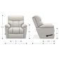 La-Z-Boy Morrison Manual Wall Recliner in Chalk, , large