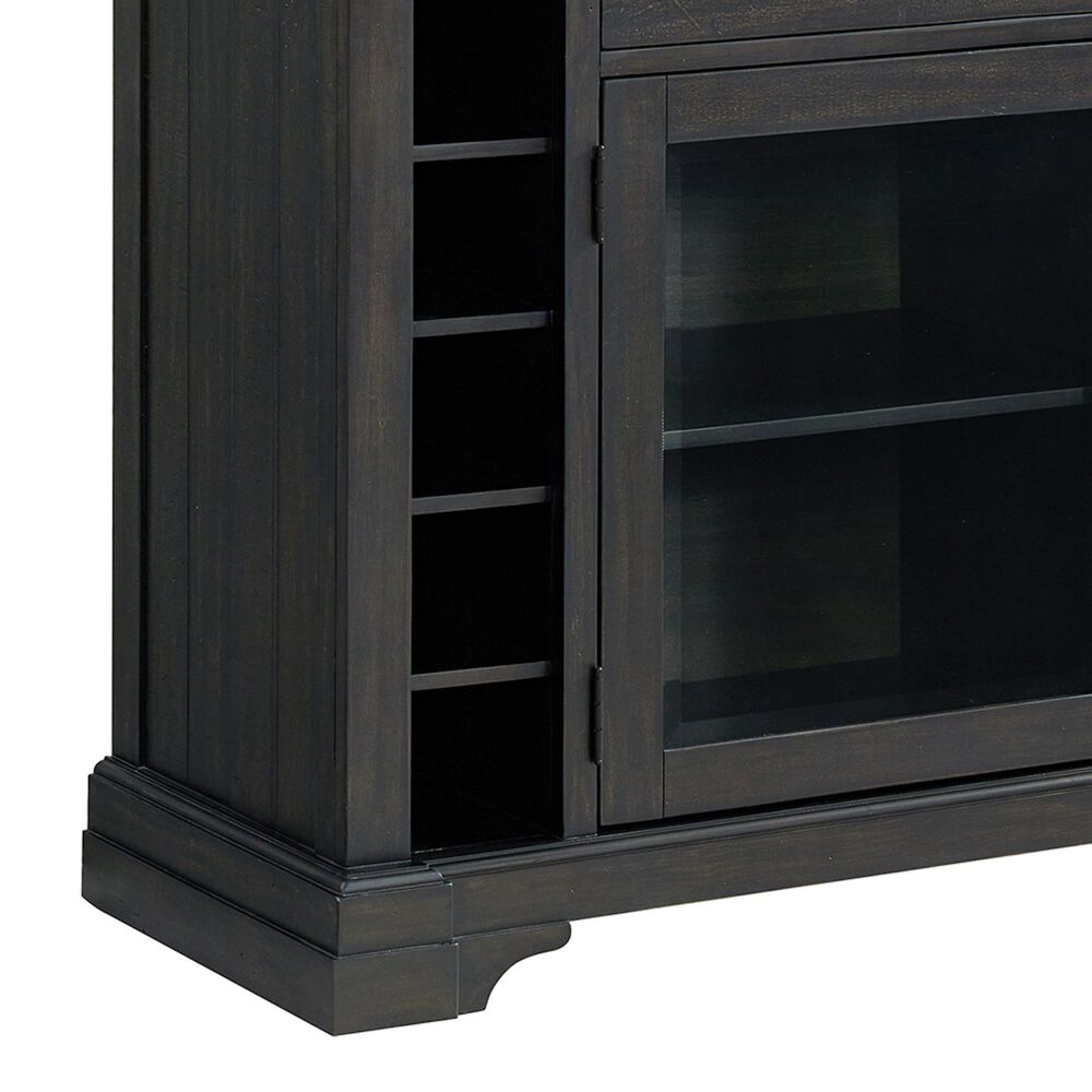Mayberry Hill Montrose Server with Hutch in Espresso and Brown, , large