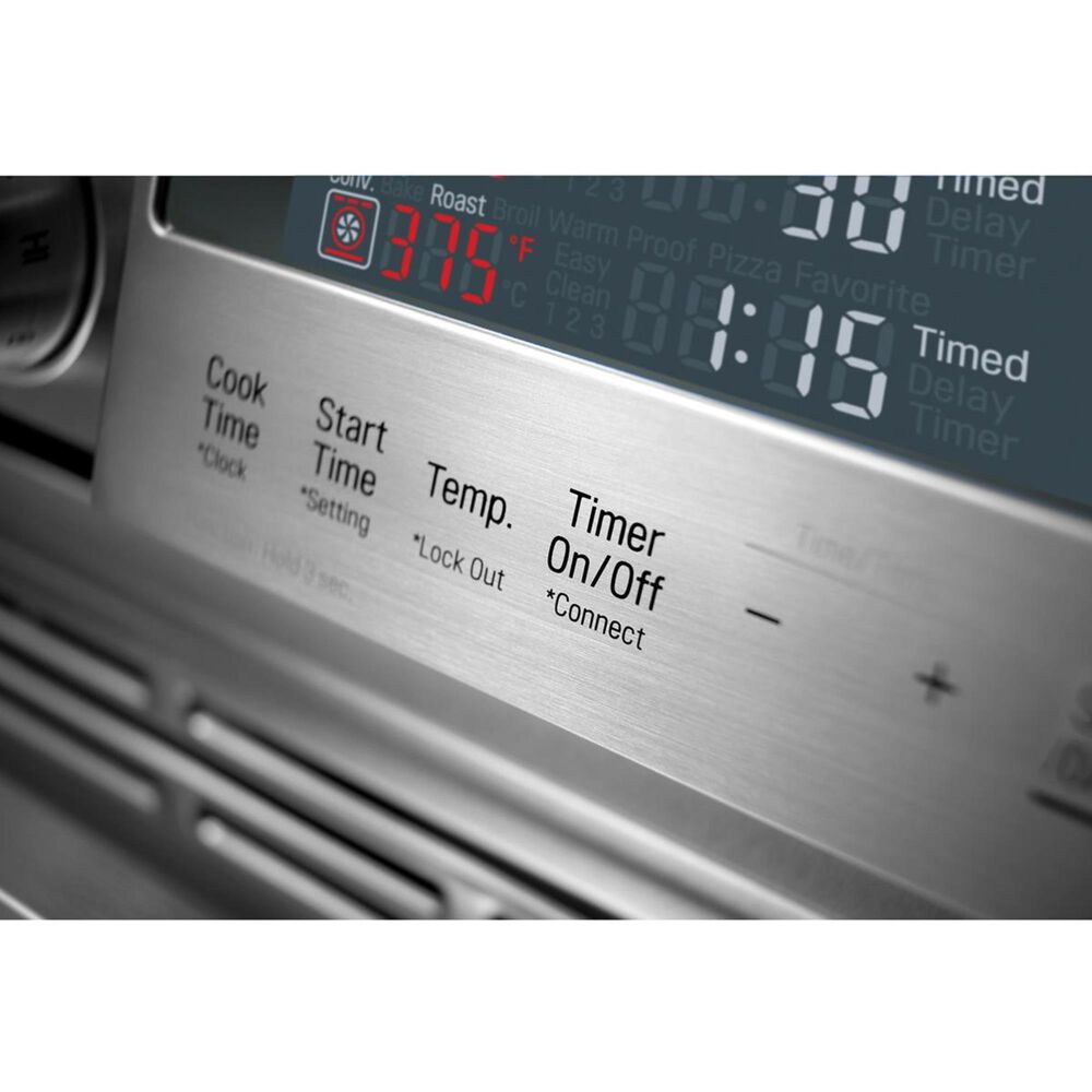 LG SIGNATURE Dual Fuel Double Oven Range in Textured Steel, , large