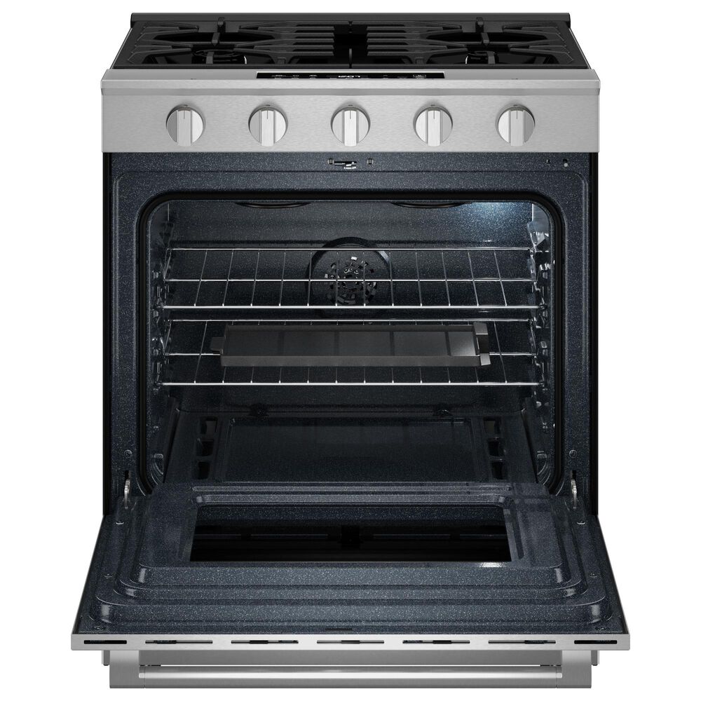 Maytag 5 Cu. Ft. Slide-In Gas Range in Fingerprint Resistant Stainless Steel, , large