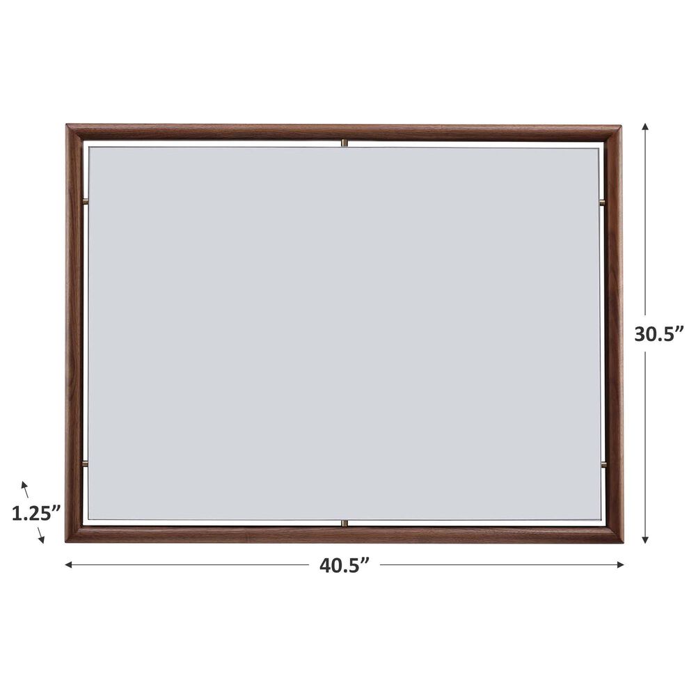 Stickley Furniture Walnut Grove Dresser Mirror in Walnut, , large