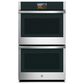 GE Profile 27" Smart Built-in Convection Double Wall Oven in Stainless Steel, , large