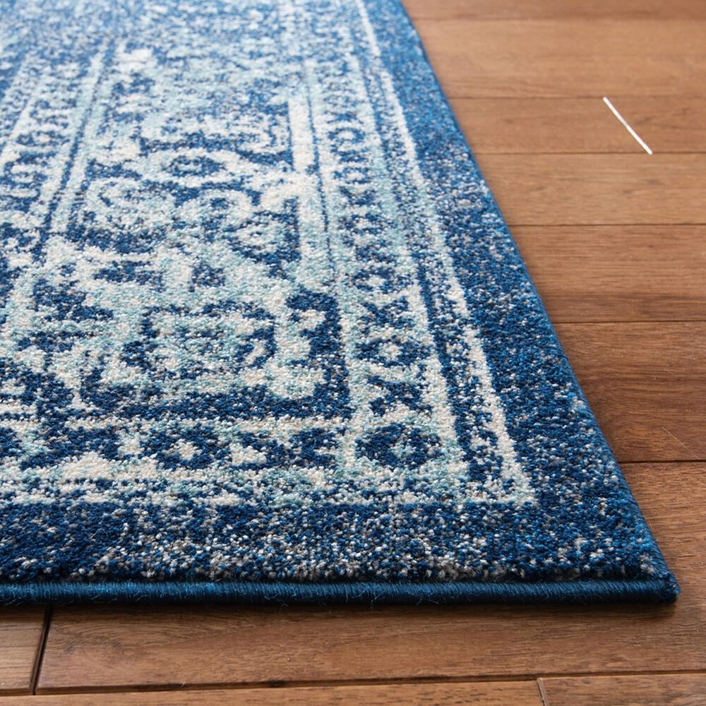 Safavieh Evoke EVK256A 10&#39; x 14&#39; Navy and Ivory Area Rug, , large